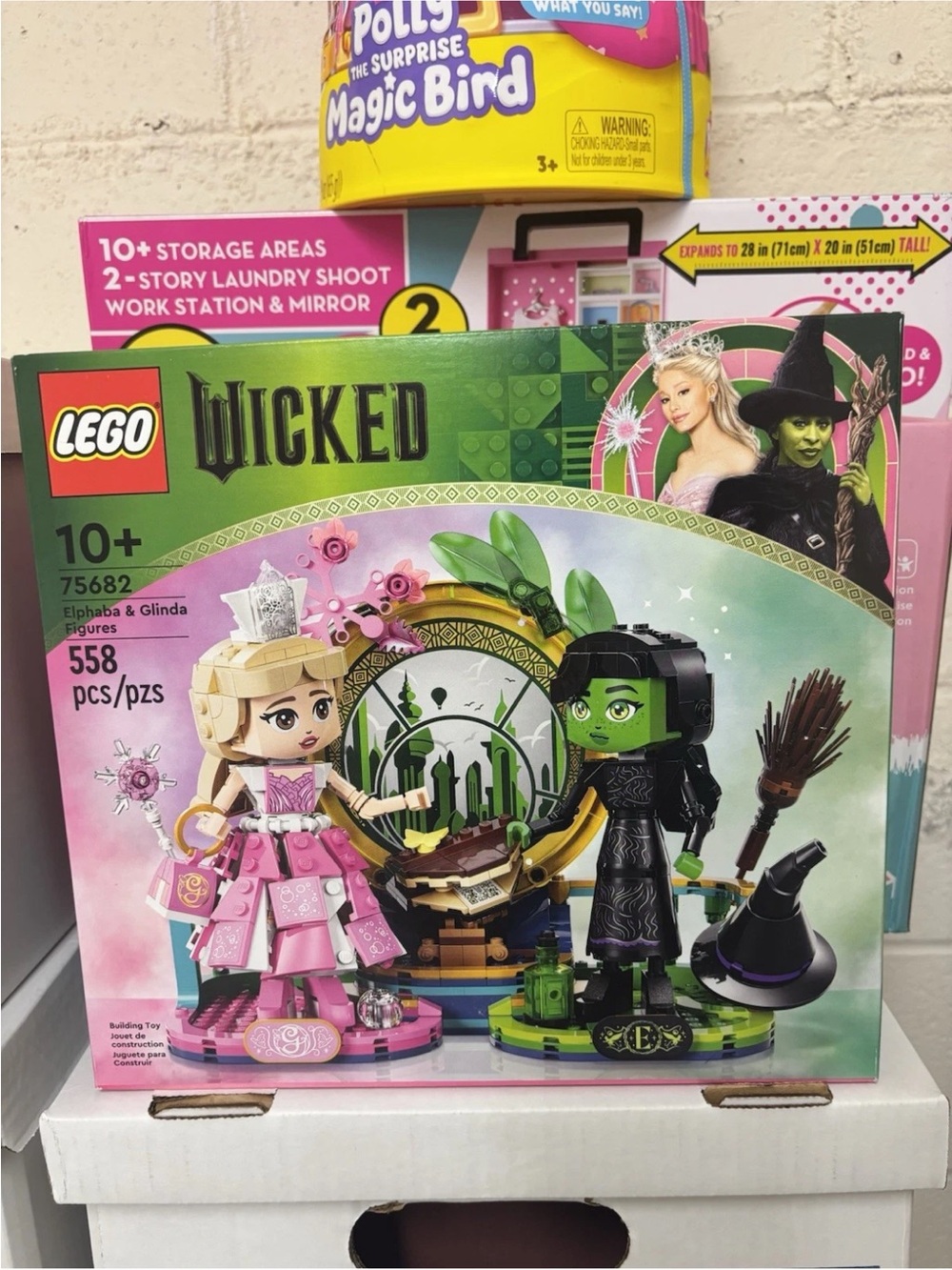 LEGO Wicked Elphaba & Glinda Figures Set - Pink, Green, Black